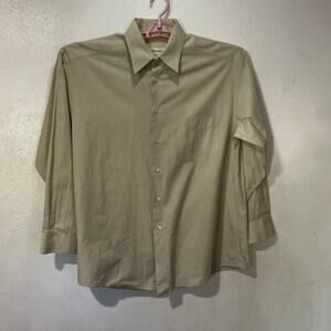 Pronto-uomo tan long sleeve shirt size 16 32/33